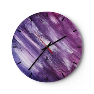 Horloge murale - Pendule murale - Quand le vent ensoleillé souffle - 40x40 cm