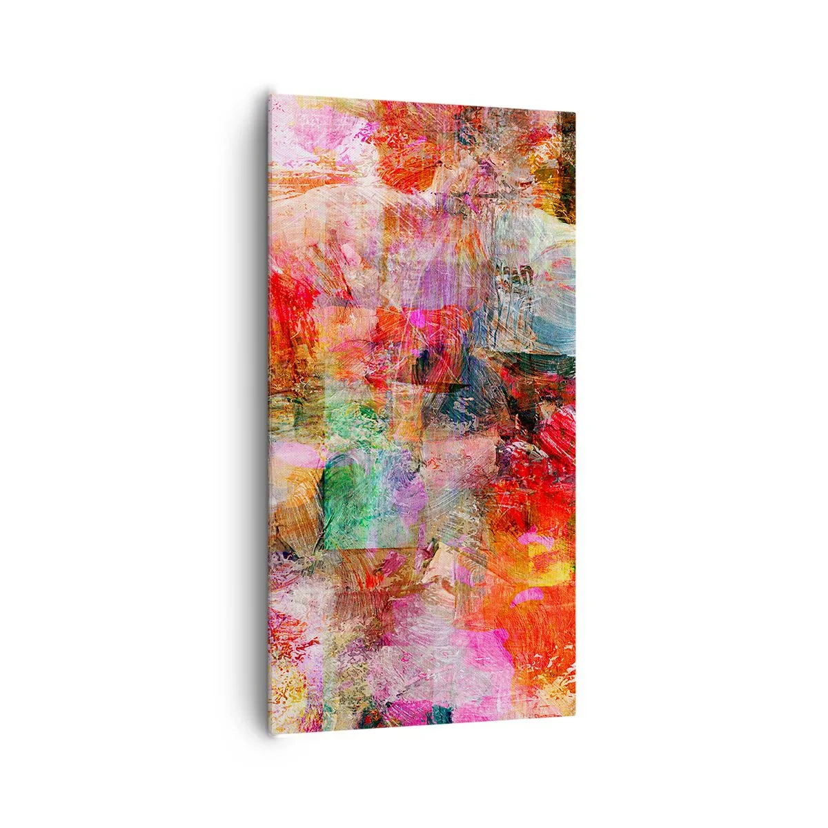 Impression sur toile - Image sur toile - Un voyage à travers les roses - 65x120 cm