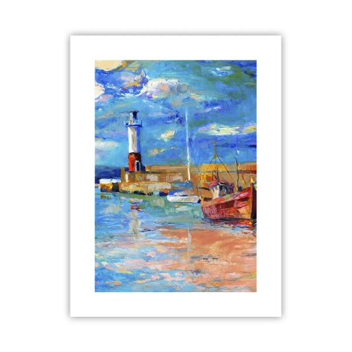 Affiche - Poster - Un après-midi dans la baie arc-en-ciel - 30x40 cm