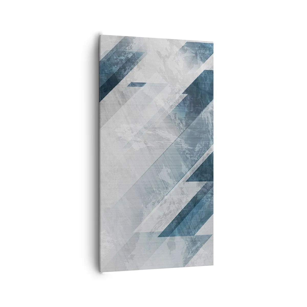 Impression sur toile - Image sur toile - Composition spatiale - mouvement gris - 65x120 cm