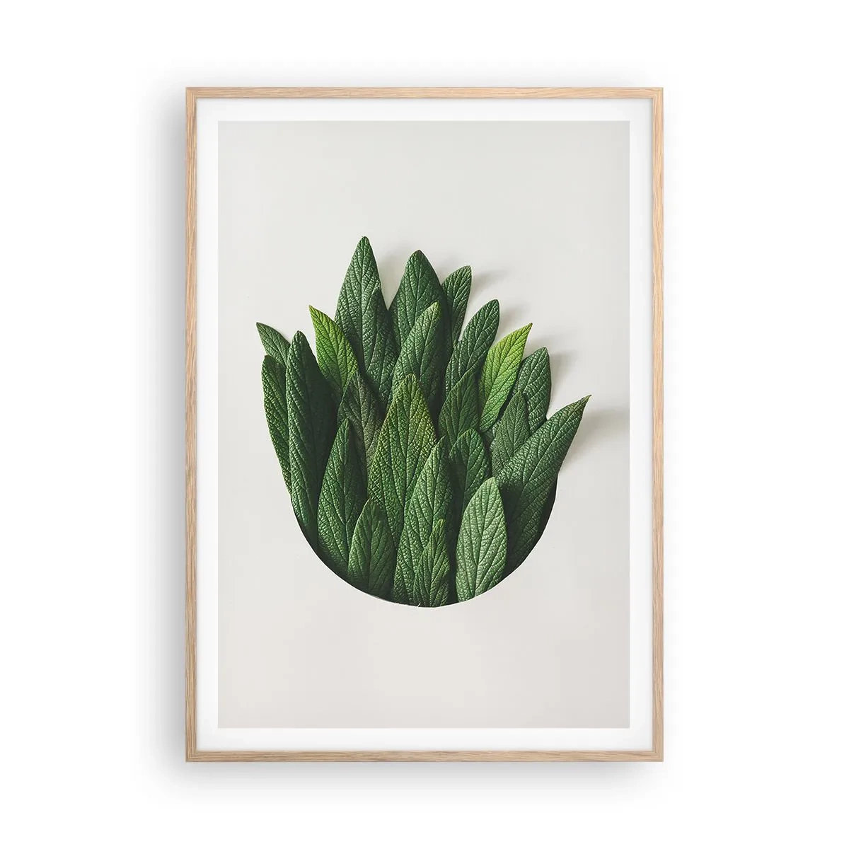 Affiche dans un chêne clair - Poster - Curiosité sans retenue - 70x100 cm