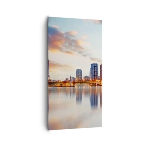 Impression sur toile - Image sur toile - La tranquillité monumentale de Paris - 65x120 cm