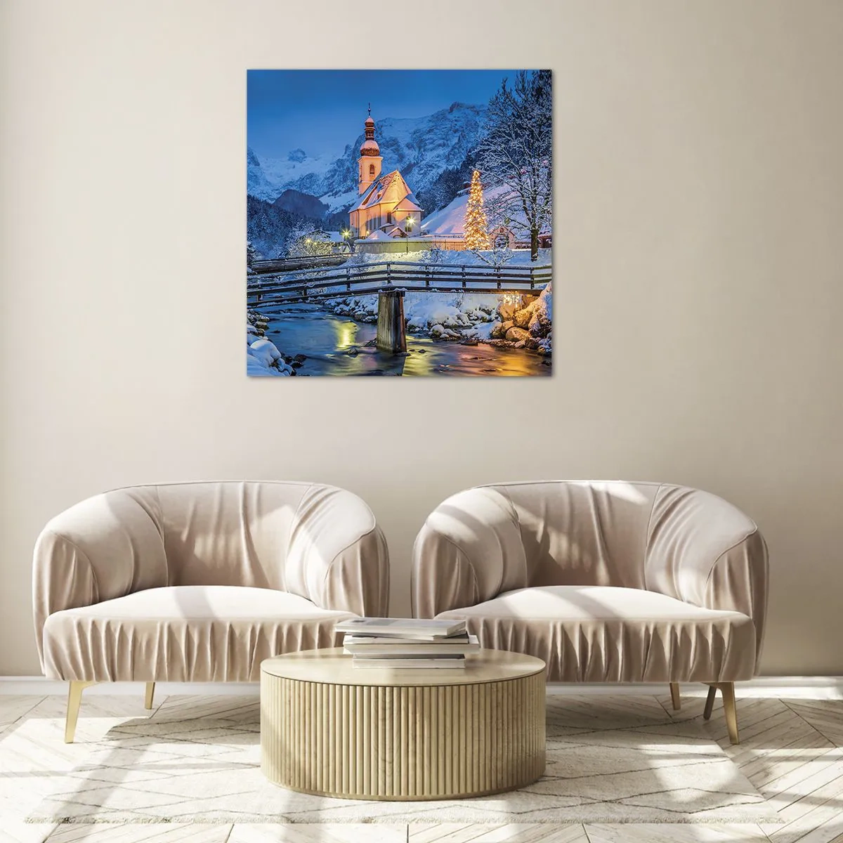 Impression sur verre - Image sur verre - L'âme du monde - 70x70 cm