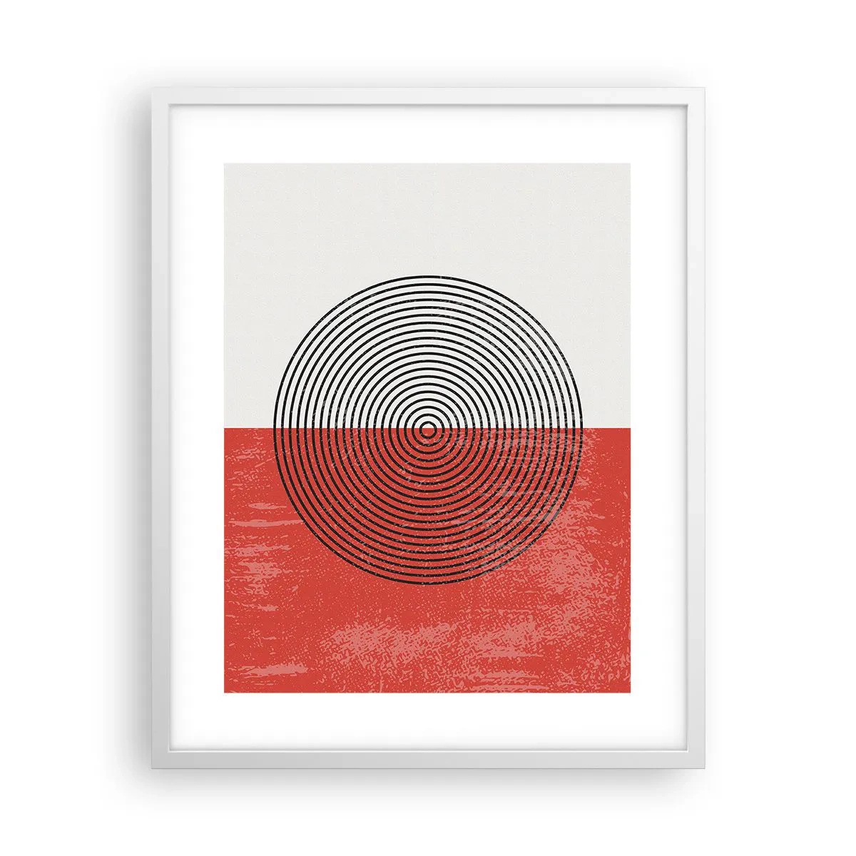 Affiche dans un cadre blanc - Poster - Dans le mille - 40x50 cm