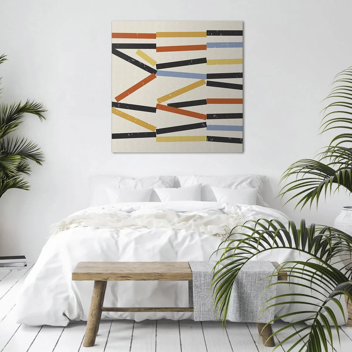 Impression sur toile - Image sur toile - Composition de niveaux - 40x40 cm