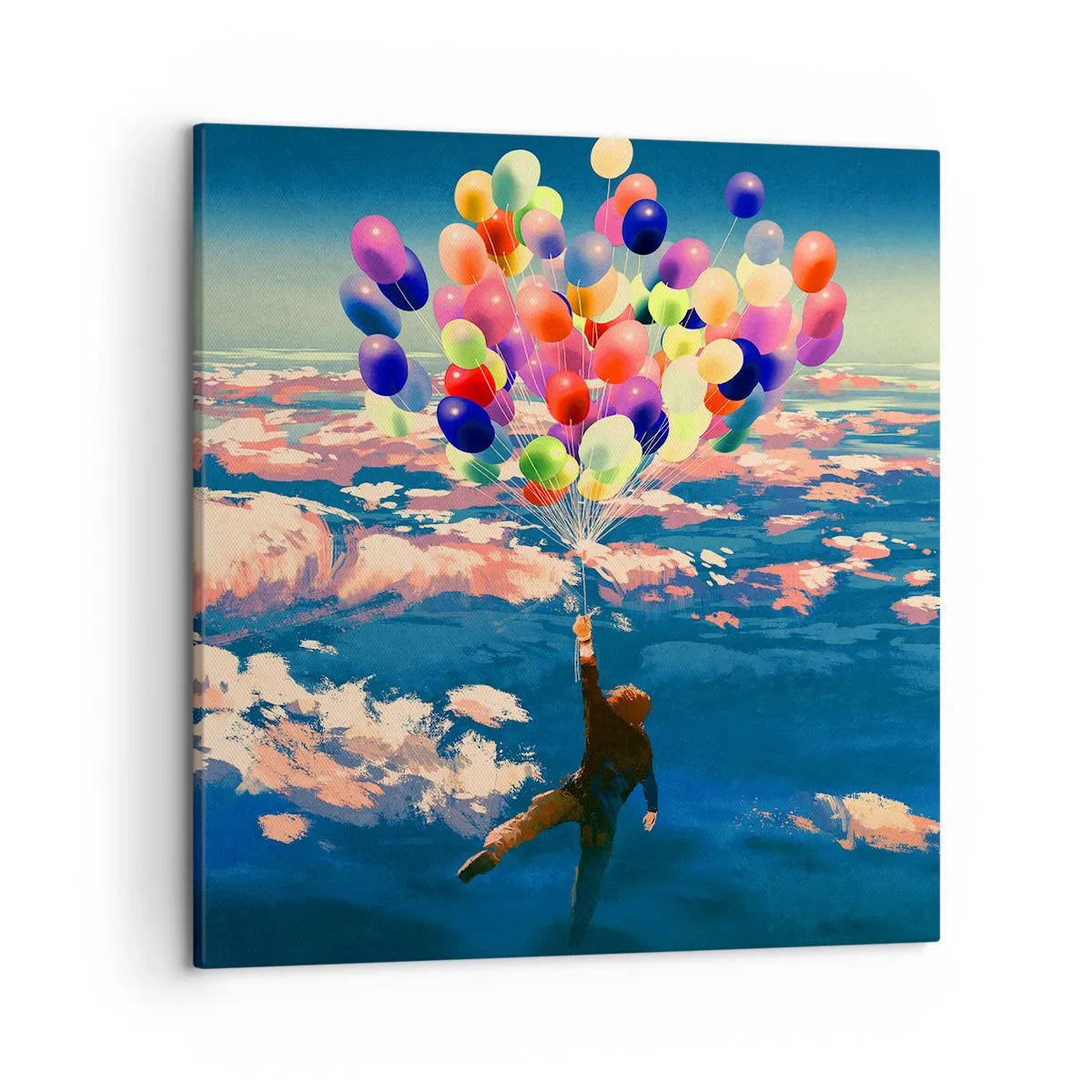 Impression sur toile - Image sur toile - Un rêve d'enfant devenu réalité - 50x50 cm