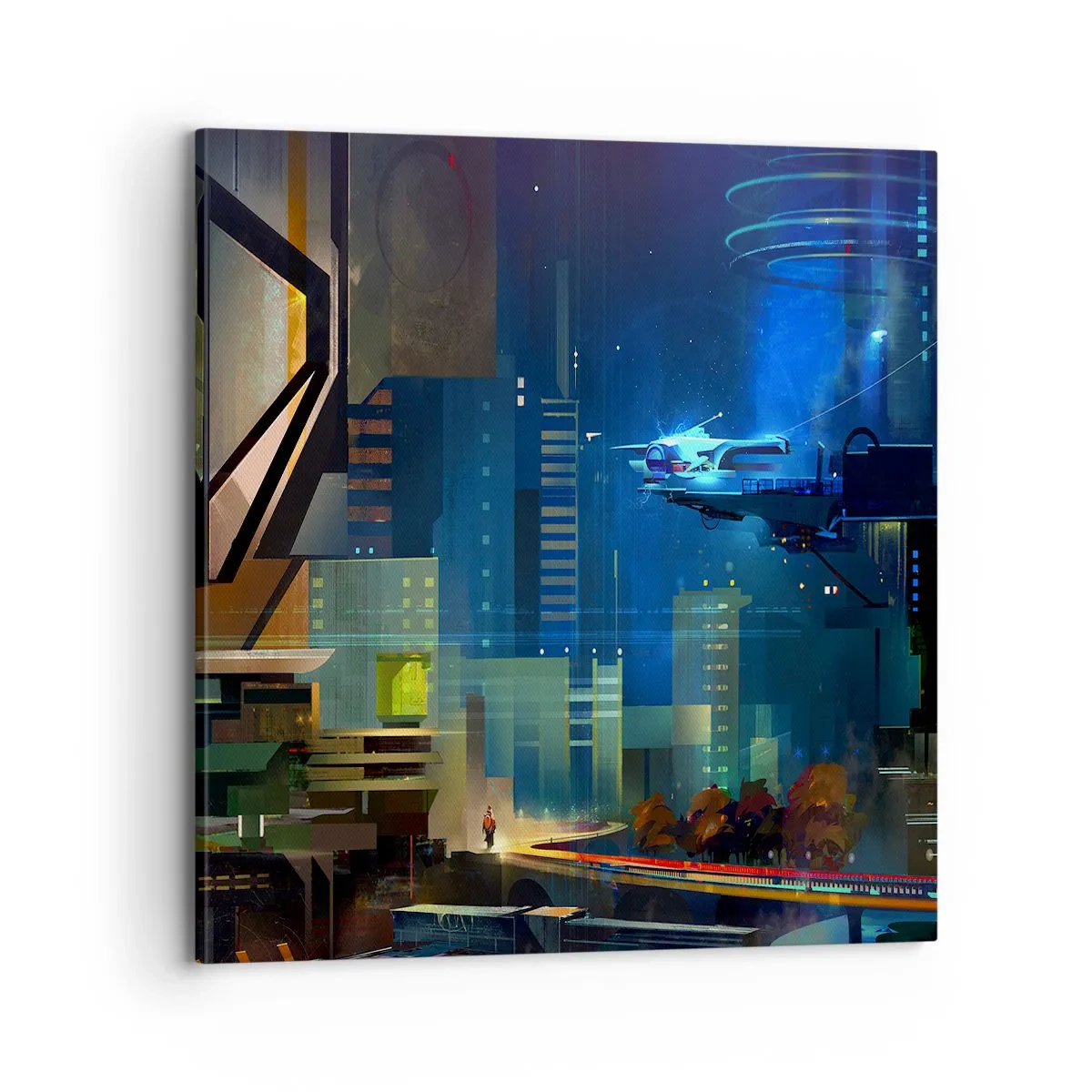 Impression sur toile - Image sur toile - Dans le futur proche - 70x70 cm
