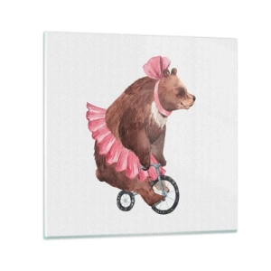 Impression sur verre - Image sur verre - Quel cirque ! - 30x30 cm