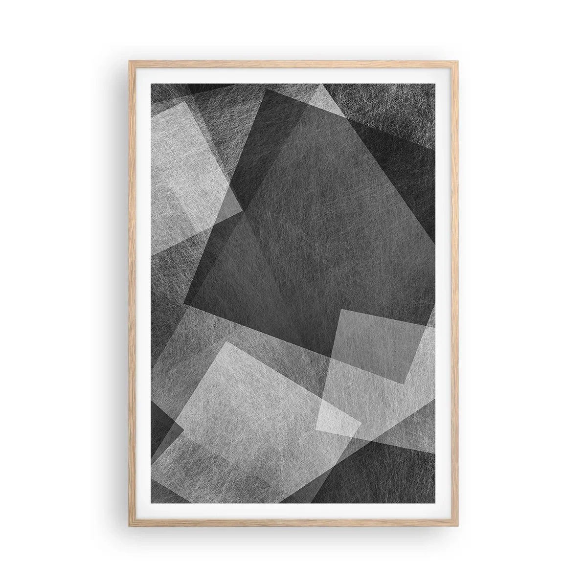 Affiche dans un chêne clair - Poster - Le symbole éternel de durabilité et d'ordre - 70x100 cm