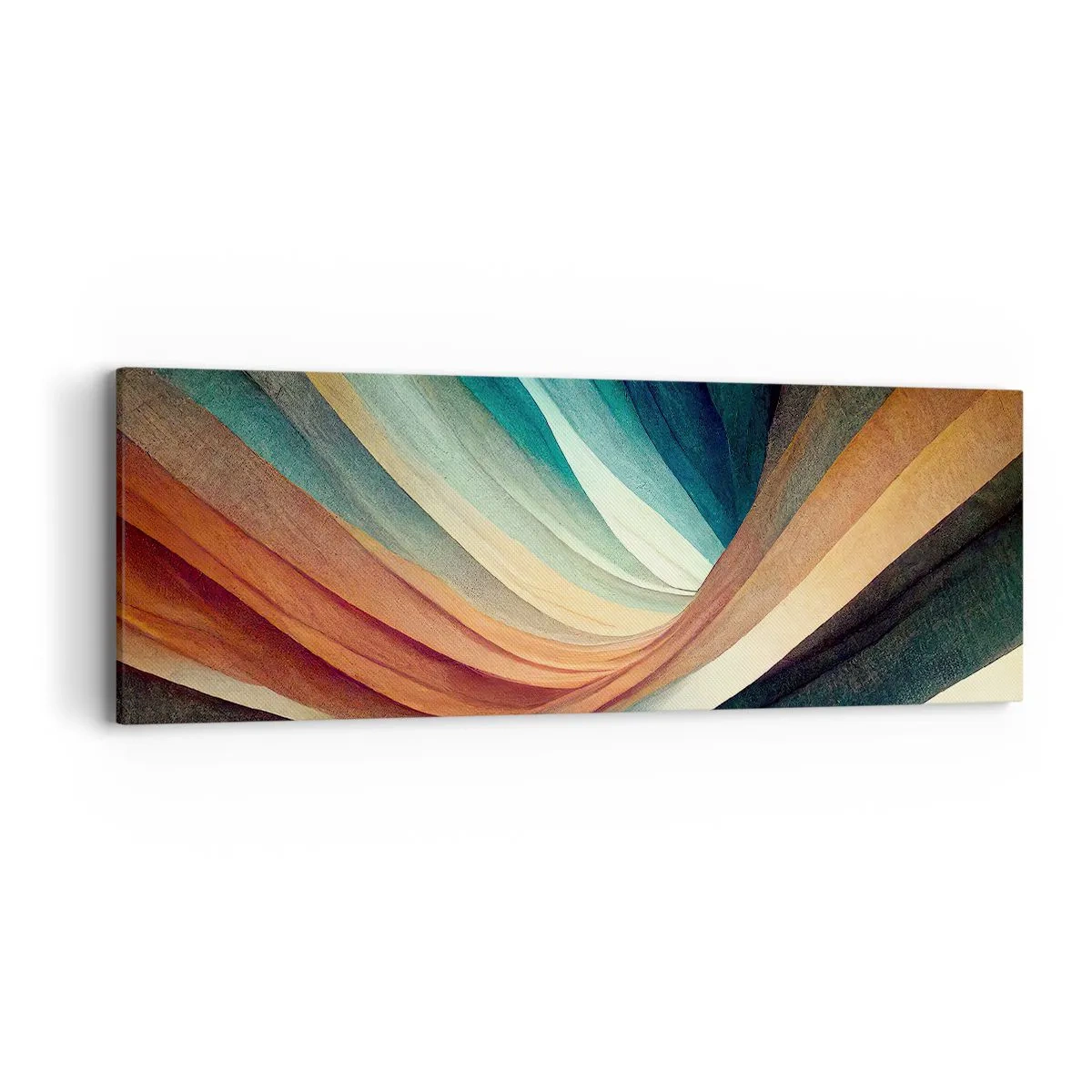 Impression sur toile - Image sur toile - Tissé à partir de couleurs - 90x30 cm