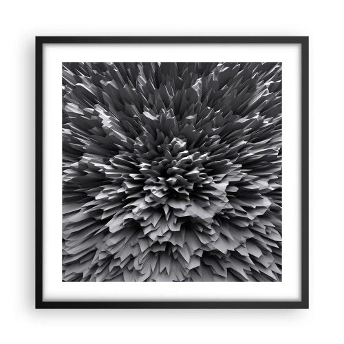 Affiche dans un cadre noir - Poster - Ça ne peut pas être plus dur que ça - 50x50 cm