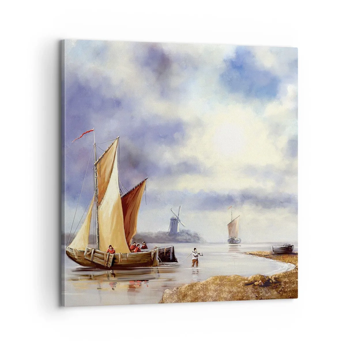Impression sur toile - Image sur toile - Retour de marin - 60x60 cm
