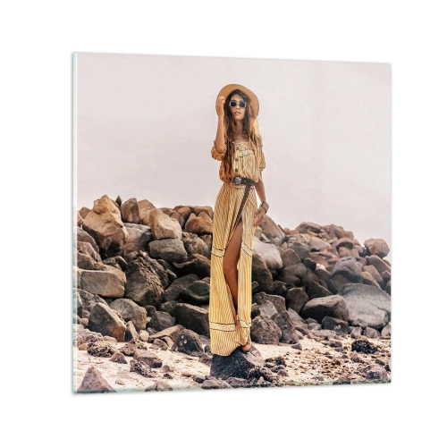 Impression sur verre - Image sur verre - La magie des pierres - 30x30 cm