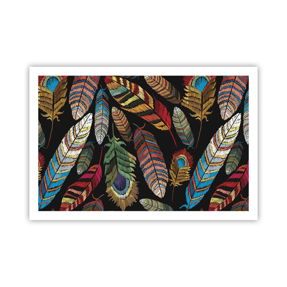 Affiche - Poster - Le carnaval des oiseaux - 91x61 cm