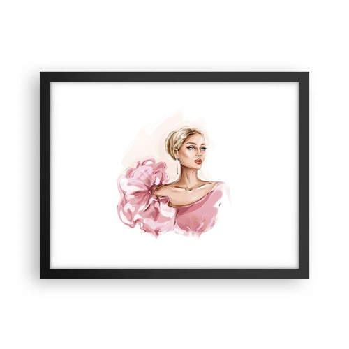 Affiche dans un cadre noir - Poster - Comme peinte... - 40x30 cm