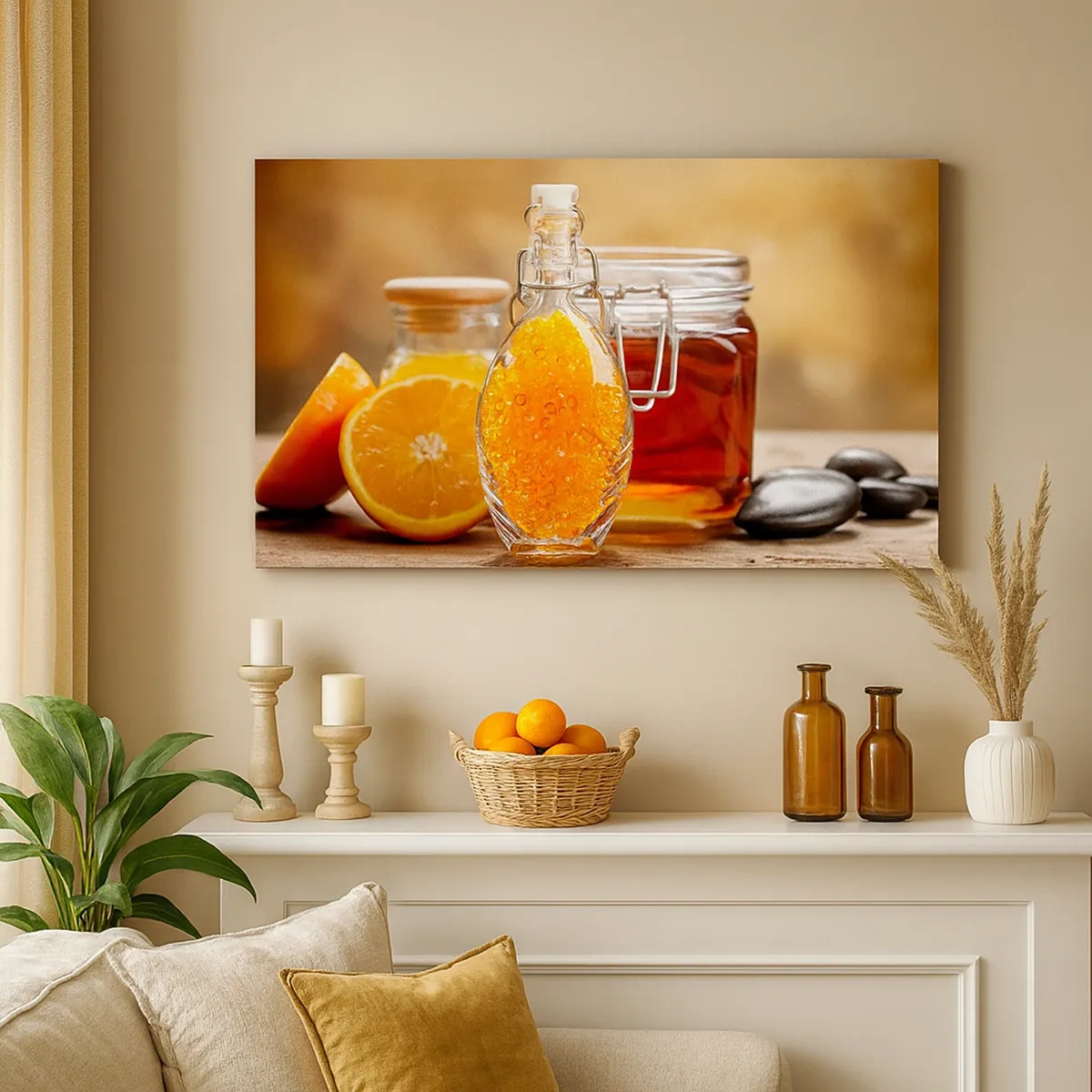 Impression sur toile - Image sur toile - Saveurs et arômes ensoleillés - 30x30 cm