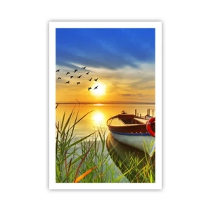 Affiche - Poster - Les cormorans s'envolent déjà - 61x91 cm