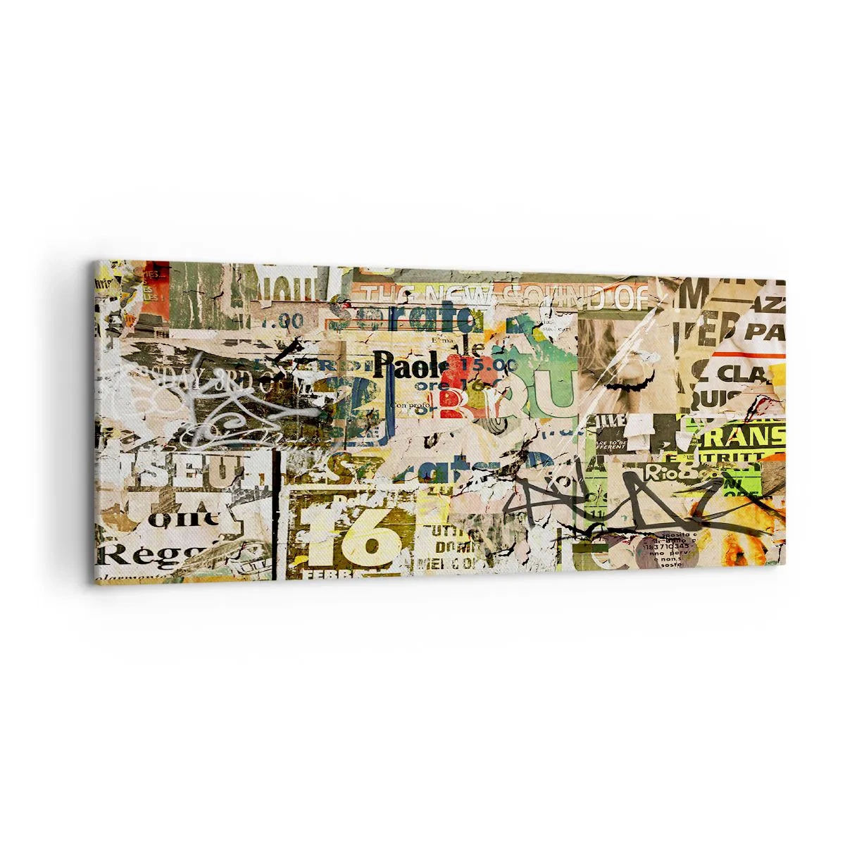 Impression sur toile - Image sur toile - Oh, il se passe quelque chose... - 100x40 cm