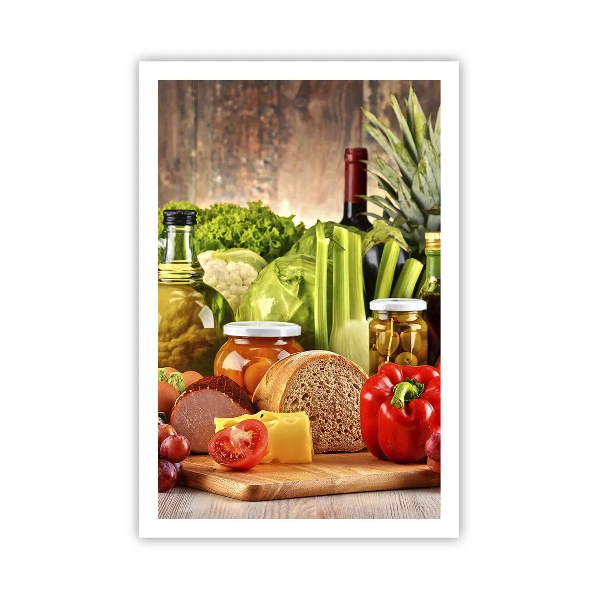 Affiche - Poster - Fumé, cuit au four et mariné - 61x91 cm