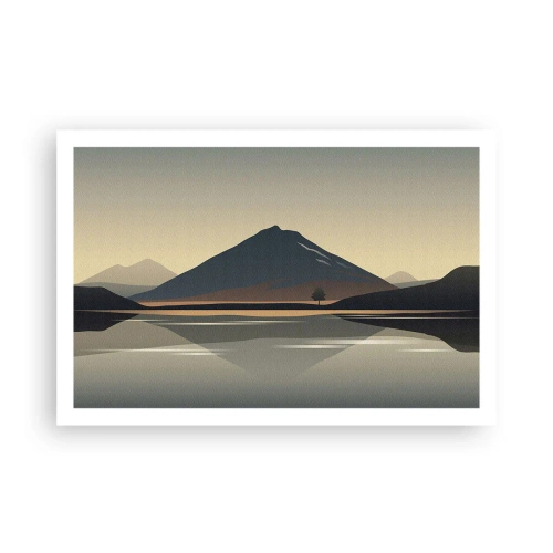 Affiche - Poster - Reflet de miroir - 91x61 cm