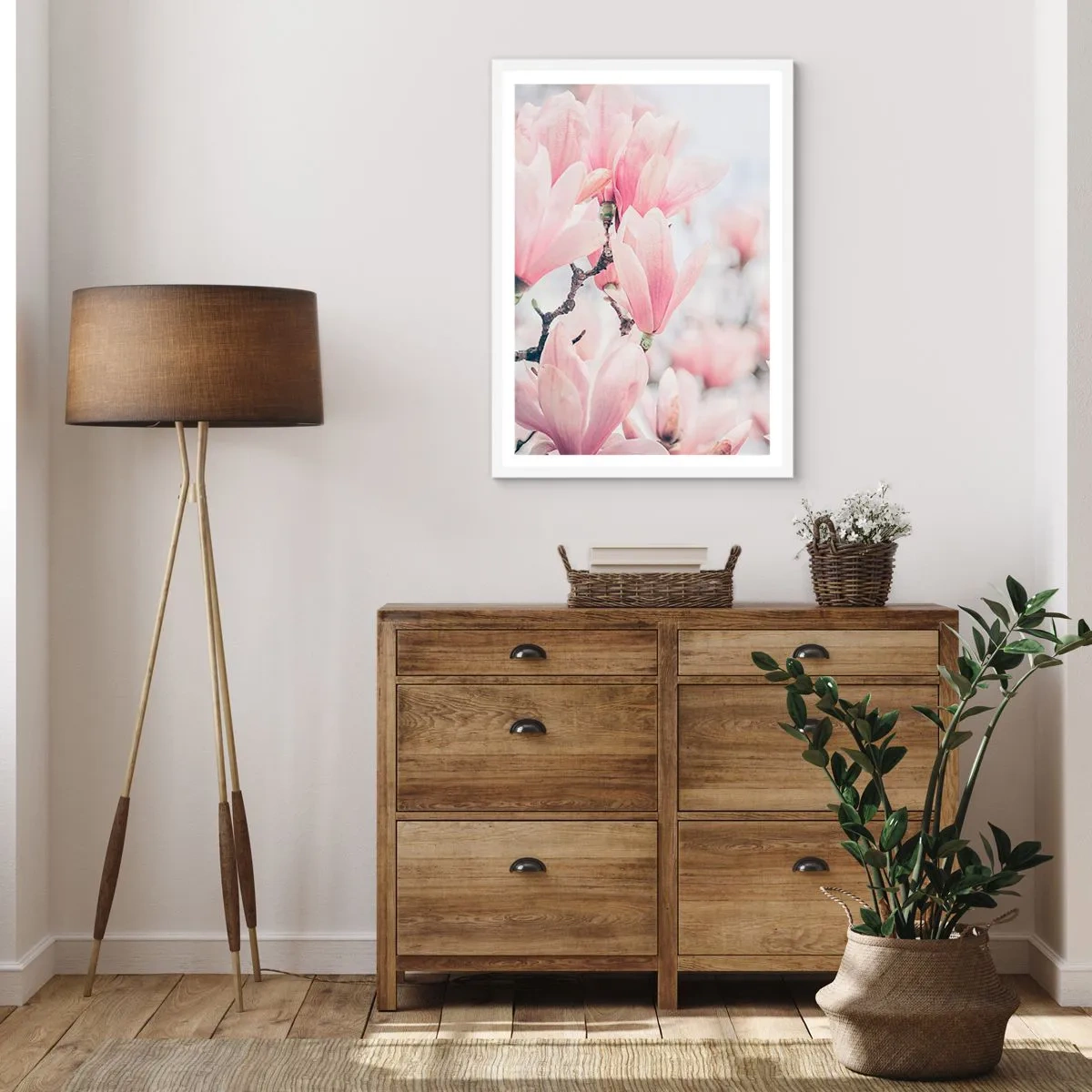 Affiche dans un cadre blanc - Poster - Idéal de la subtilité - 40x50 cm