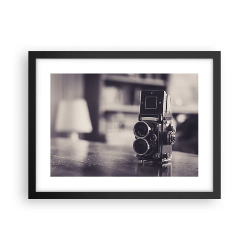 Affiche dans un cadre noir - Poster - La magie de la photographie ancienne - 40x30 cm