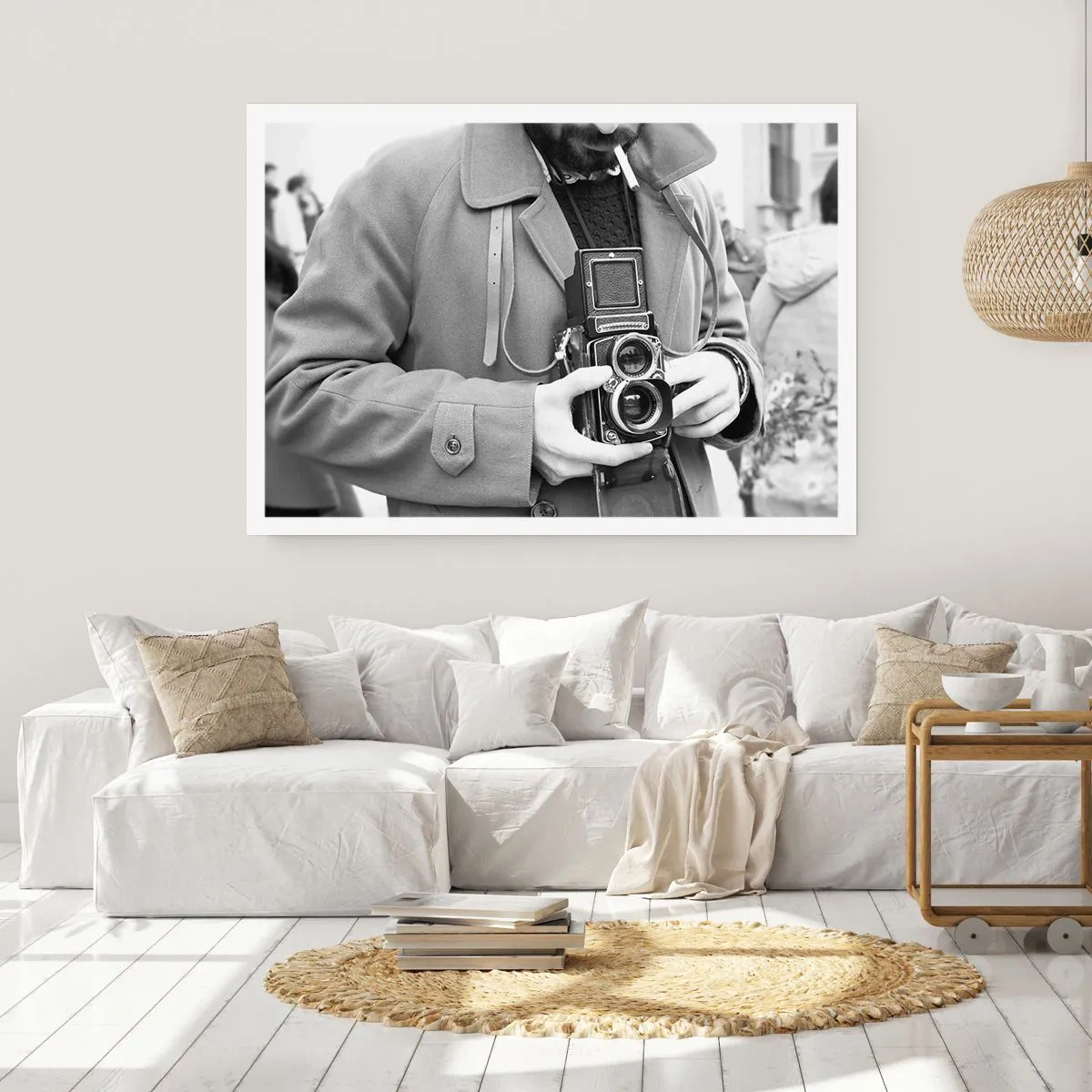 Affiche - Poster - Dans un style rétro - 70x50 cm