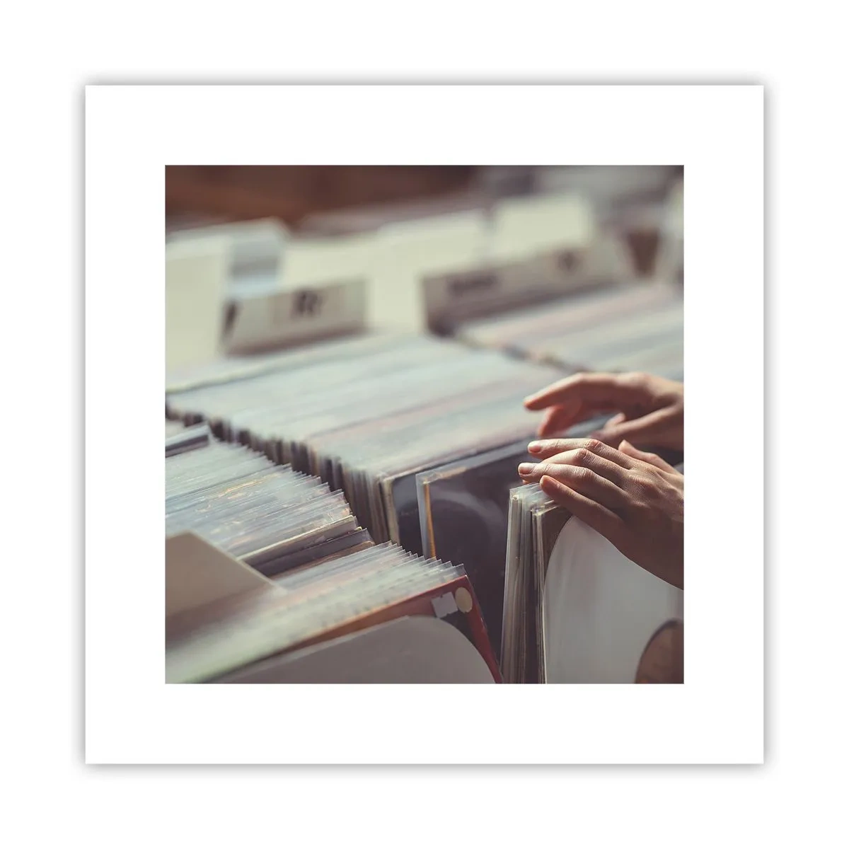 Affiche - Poster - A la recherche d'émotions - 30x30 cm