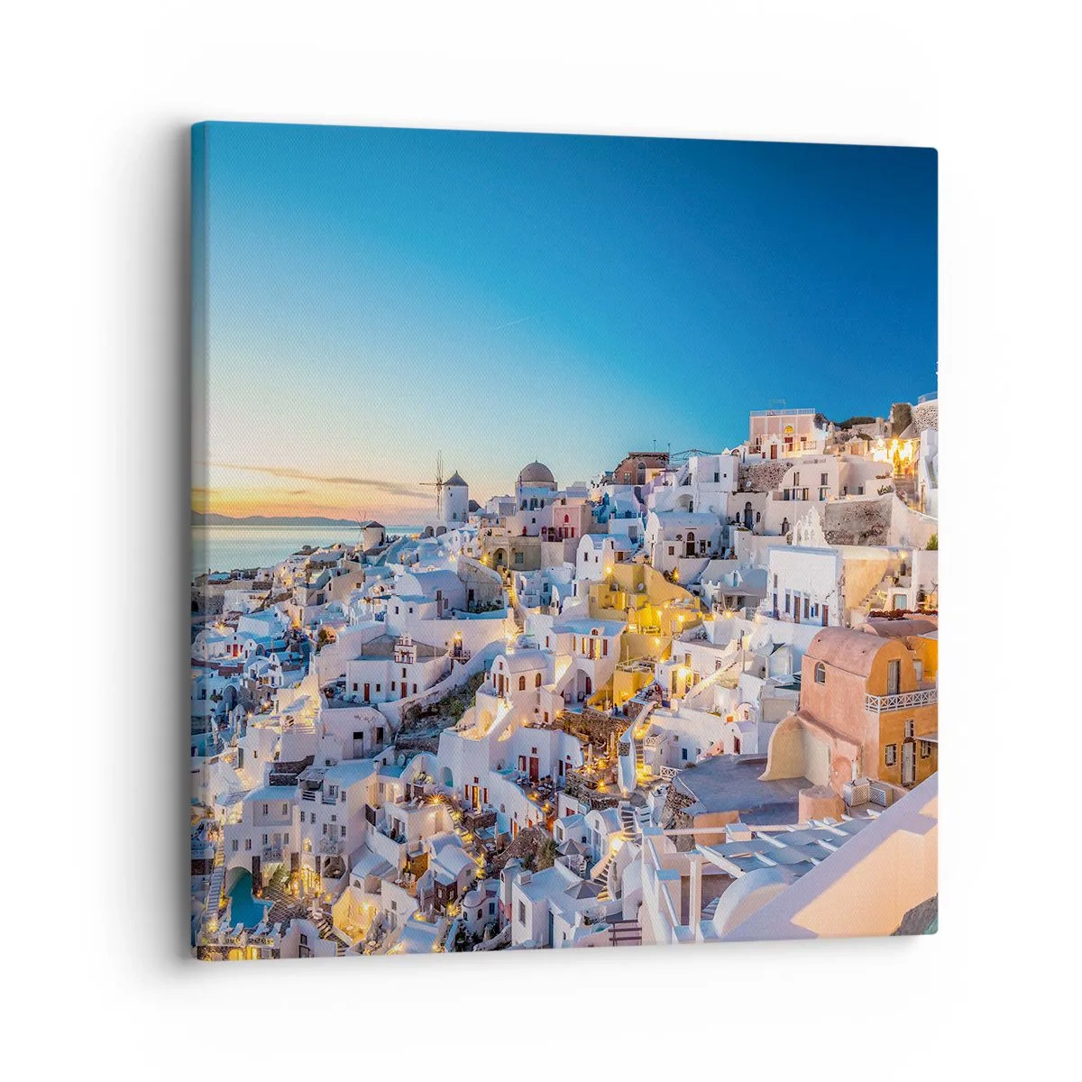 Impression sur toile - Image sur toile - L'essence de la grecque - 30x30 cm