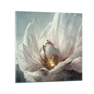 Impression sur verre - Image sur verre - Il fleurit une fois tous les cent ans - 30x30 cm