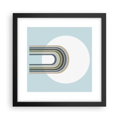 Affiche dans un cadre noir - Poster - Attraction irrésistible - 30x30 cm