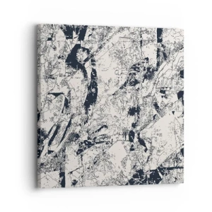 Impression sur toile - Image sur toile - Interpénétration des contraires - 30x30 cm