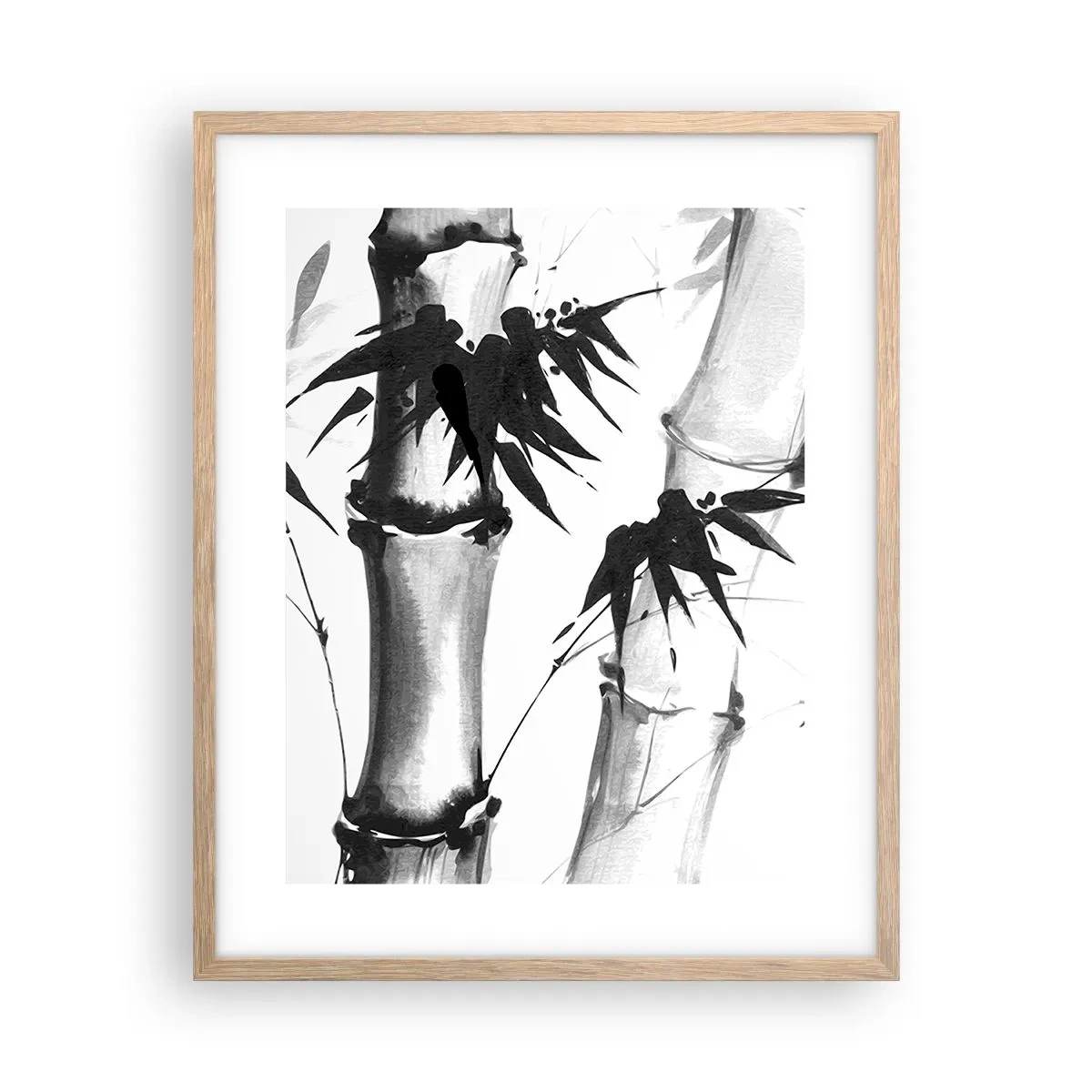 Affiche dans un chêne clair - Poster - Gros plan sur l'orient - 40x50 cm