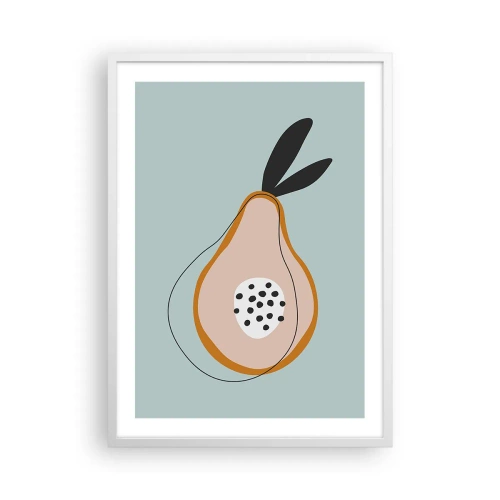 Affiche dans un cadre blanc - Poster - Pénétrer la nature des choses - 50x70 cm