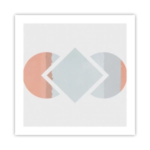 Affiche - Poster - La situation est clair - 50x50 cm