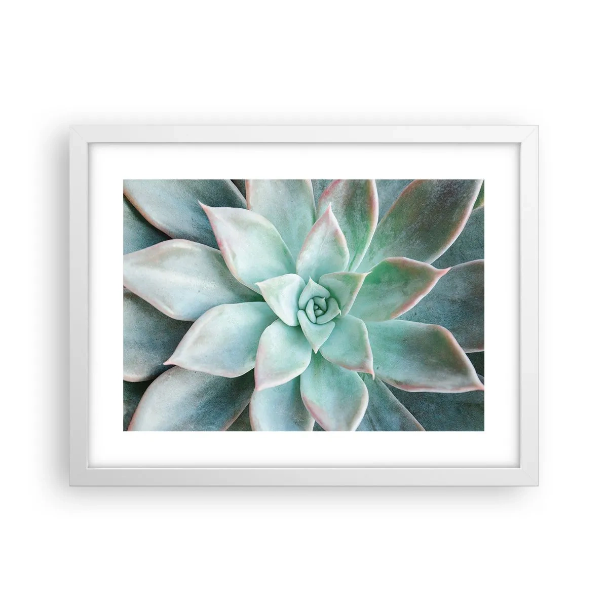 Affiche dans un cadre blanc - Poster - Le coeur du désert - 40x30 cm