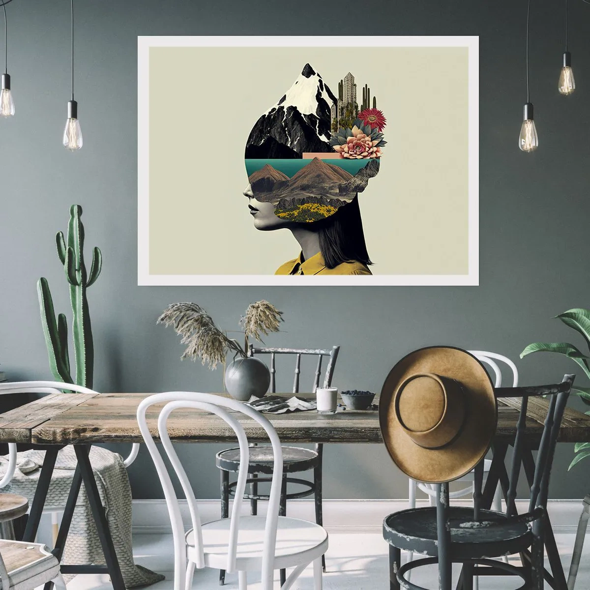 Affiche - Poster - La femme – toujours un mystère - 50x40 cm