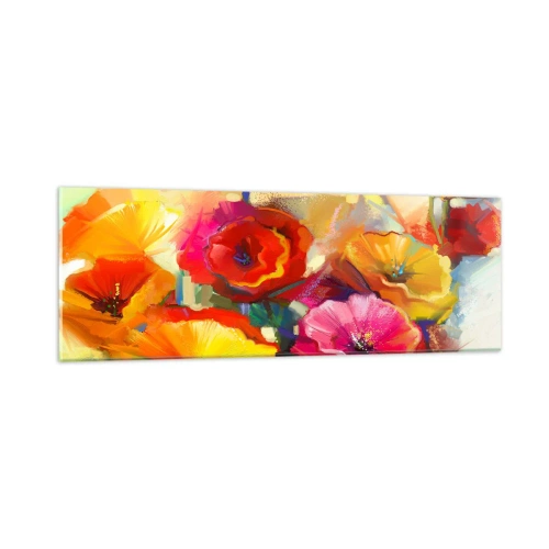 Impression sur verre - Image sur verre - Pas seulement rouge - 90x30 cm