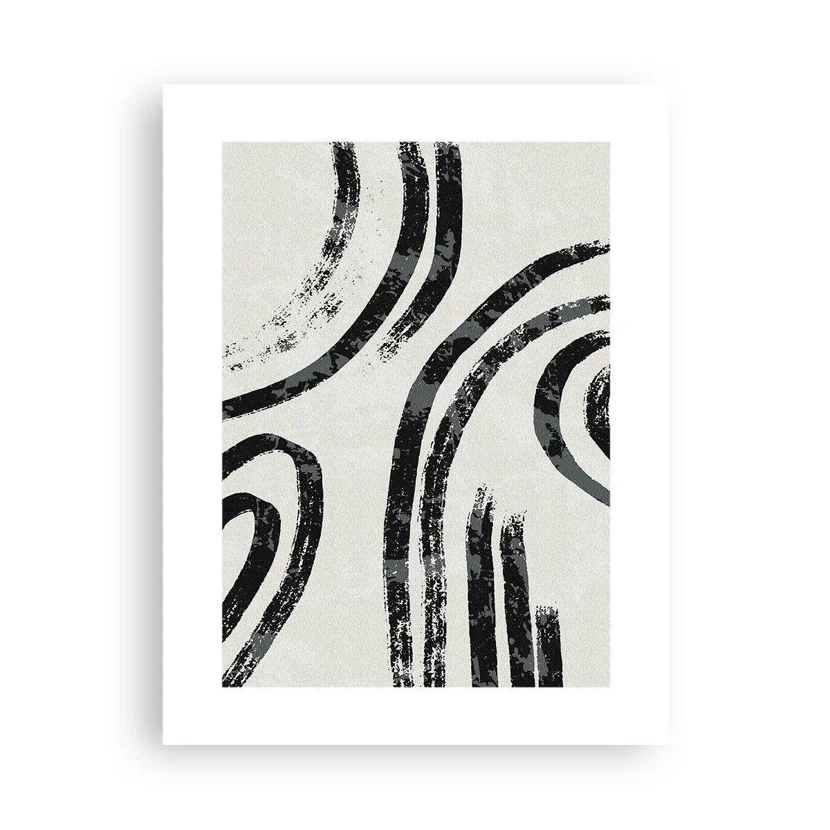 Affiche - Poster - À moitié arrêté - 30x40 cm