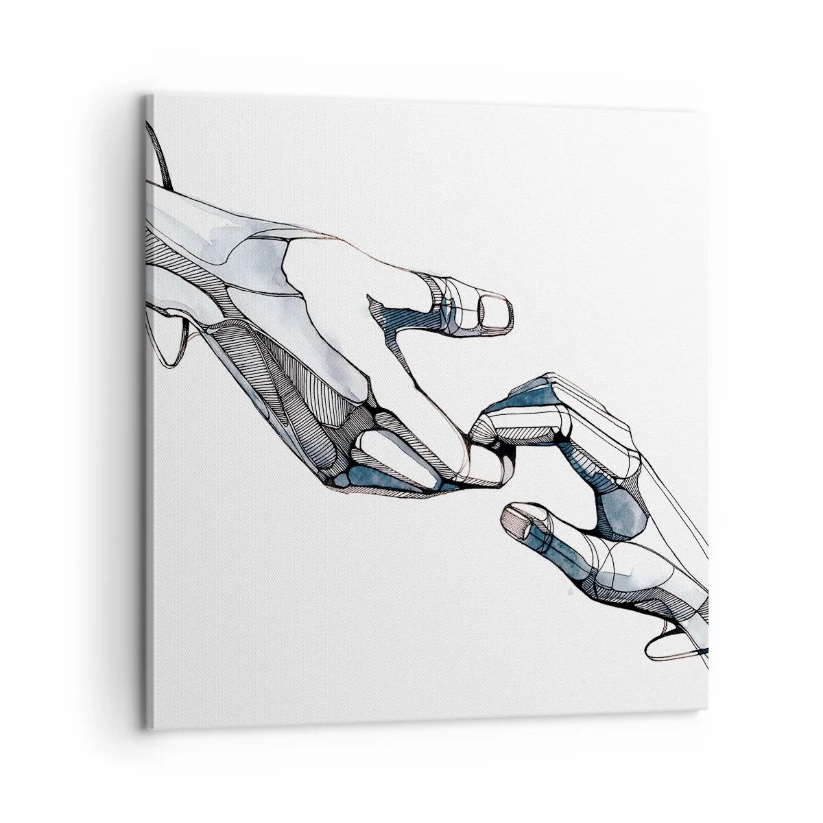 Impression sur toile - Image sur toile - Un bon geste - 60x60 cm