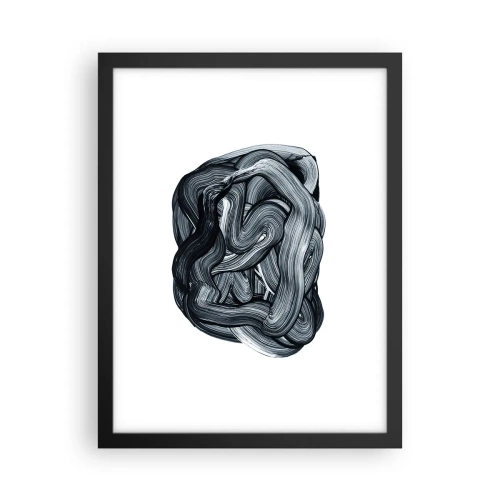 Affiche dans un cadre noir - Poster - Ce n'est pas si simple - 30x40 cm