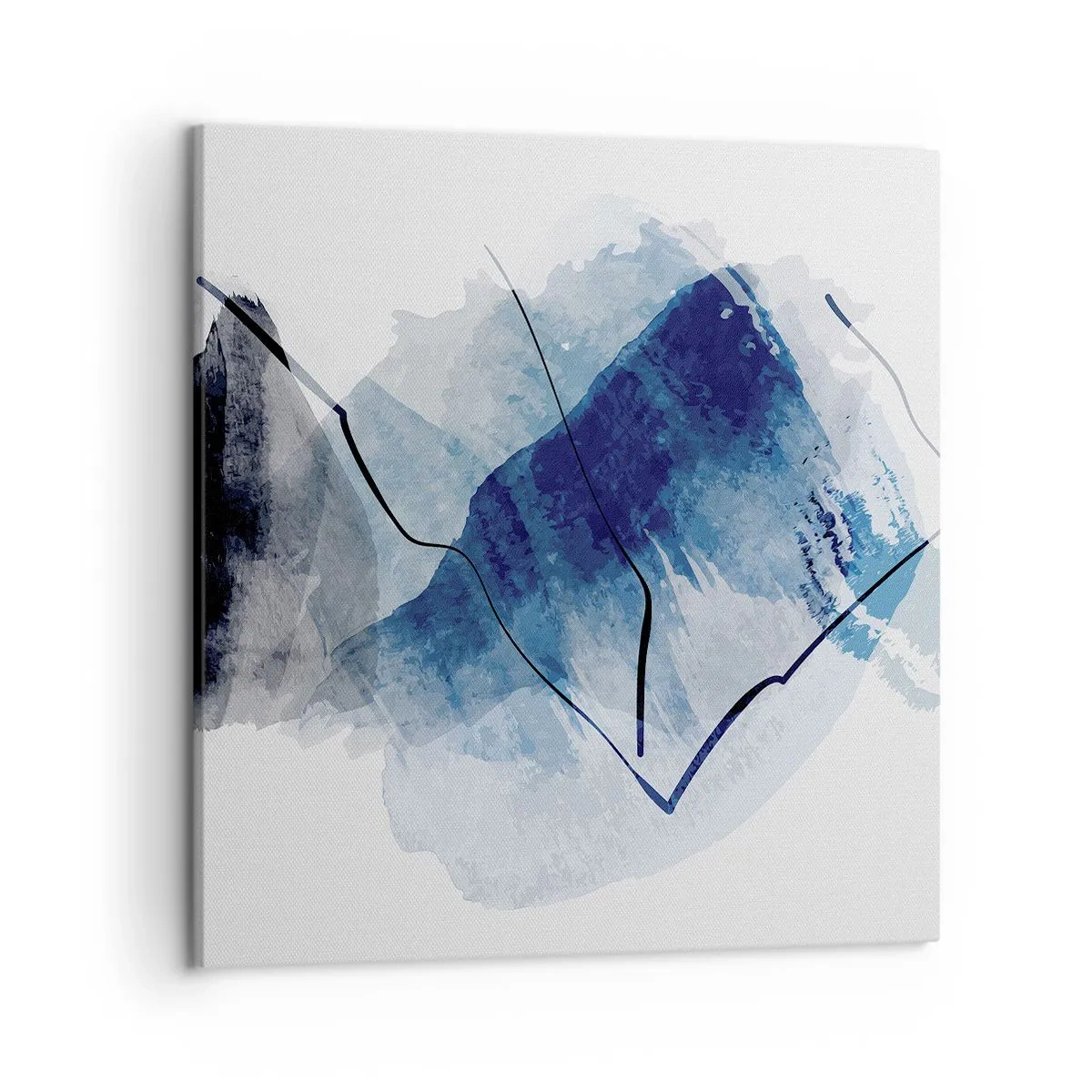 Impression sur toile - Image sur toile - Montagne de glace - 50x50 cm