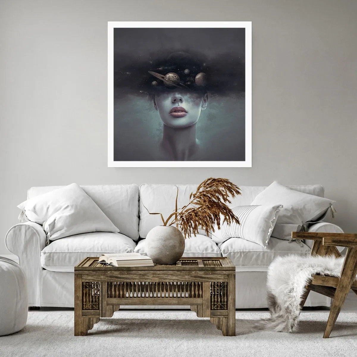 Affiche - Poster - Et les planètes deviennent folles... - 40x40 cm