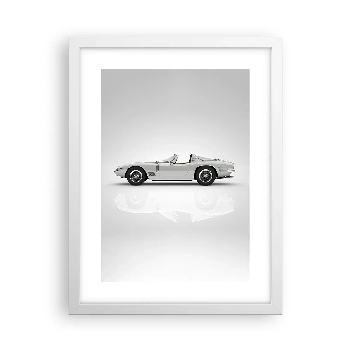 Affiche dans un cadre blanc - Poster - Promesse de plaisir - 30x40 cm