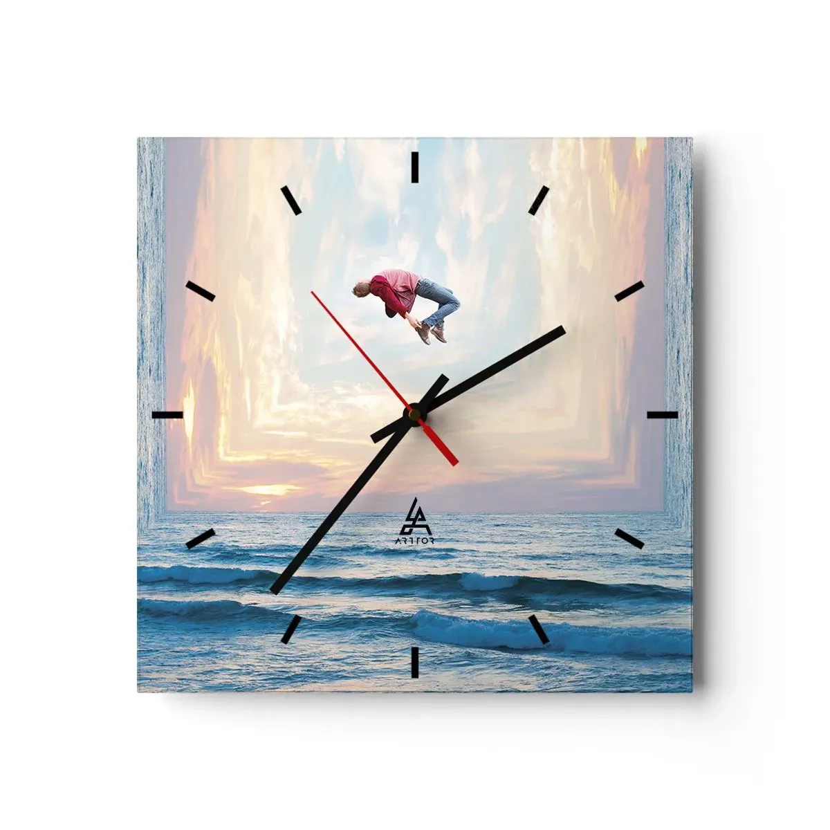 Horloge murale - Pendule murale - Vers une autre dimension - 40x40 cm