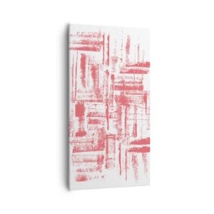 Impression sur toile - Image sur toile - La ville rouge - 55x100 cm