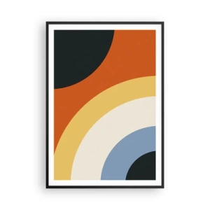 Affiche dans un cadre noir - Poster - Vers son soi - 70x100 cm