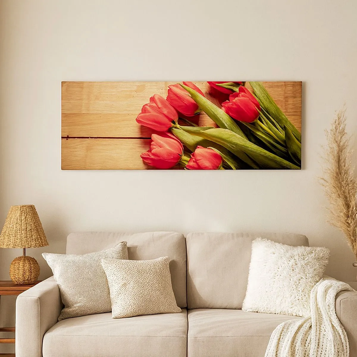Impression sur toile - Image sur toile - Défi du printemps - 100x40 cm