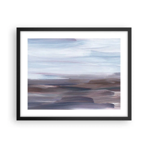 Affiche dans un cadre noir - Poster - Éléments : eau - 50x40 cm