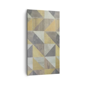 Impression sur toile - Image sur toile - Suivant l'angle du triangle - 55x100 cm